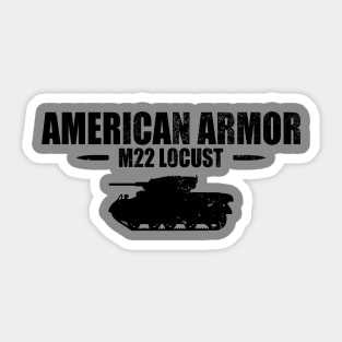 M22 Locust Tank (distressed) Sticker